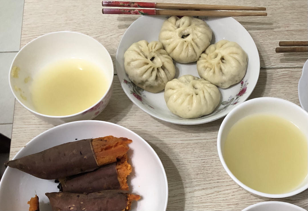 豆角猪肉馅包子