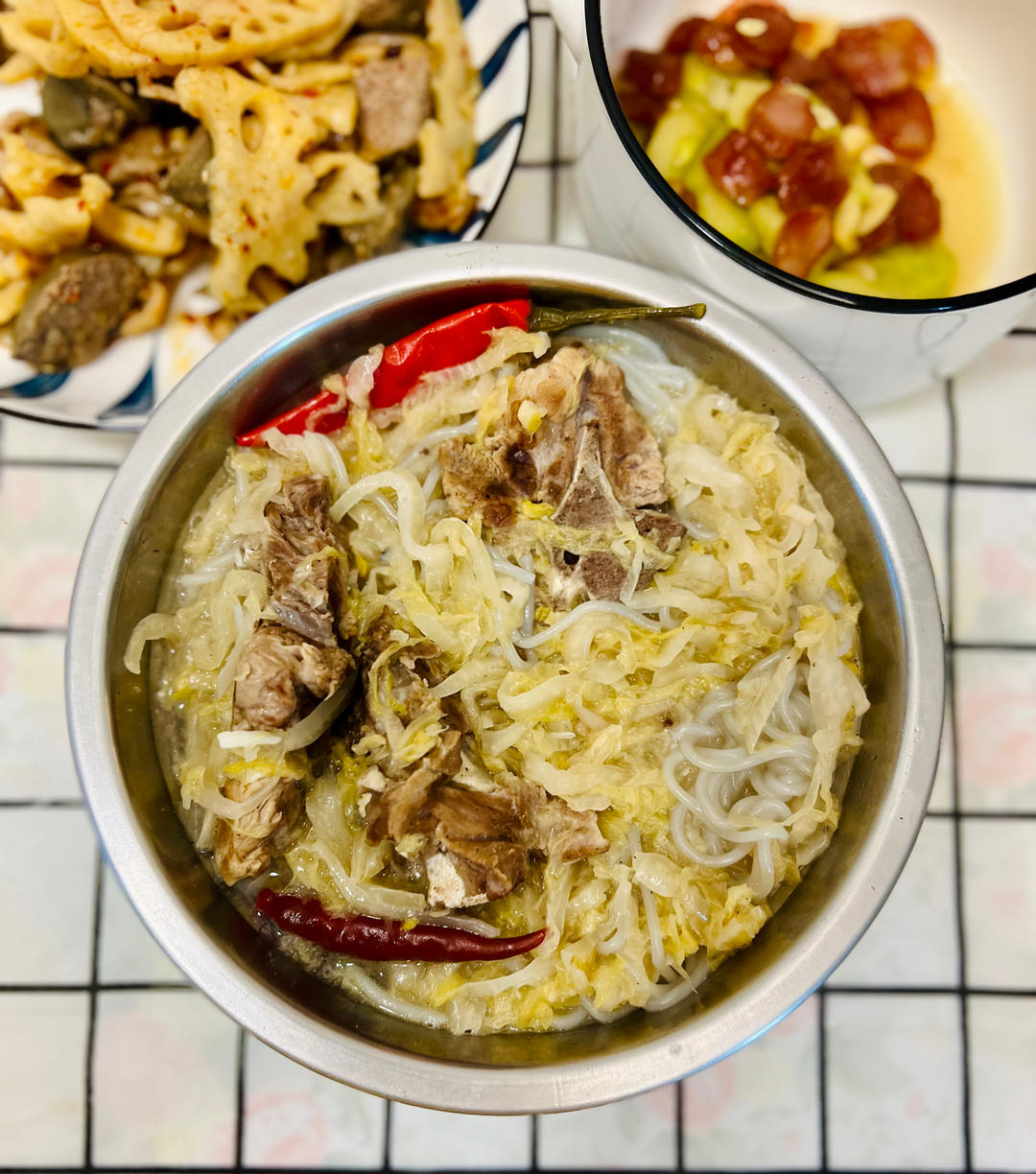【曼食慢语】酸菜排骨炖粉条