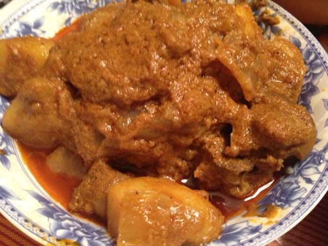 羊肉咖喱盖浇饭