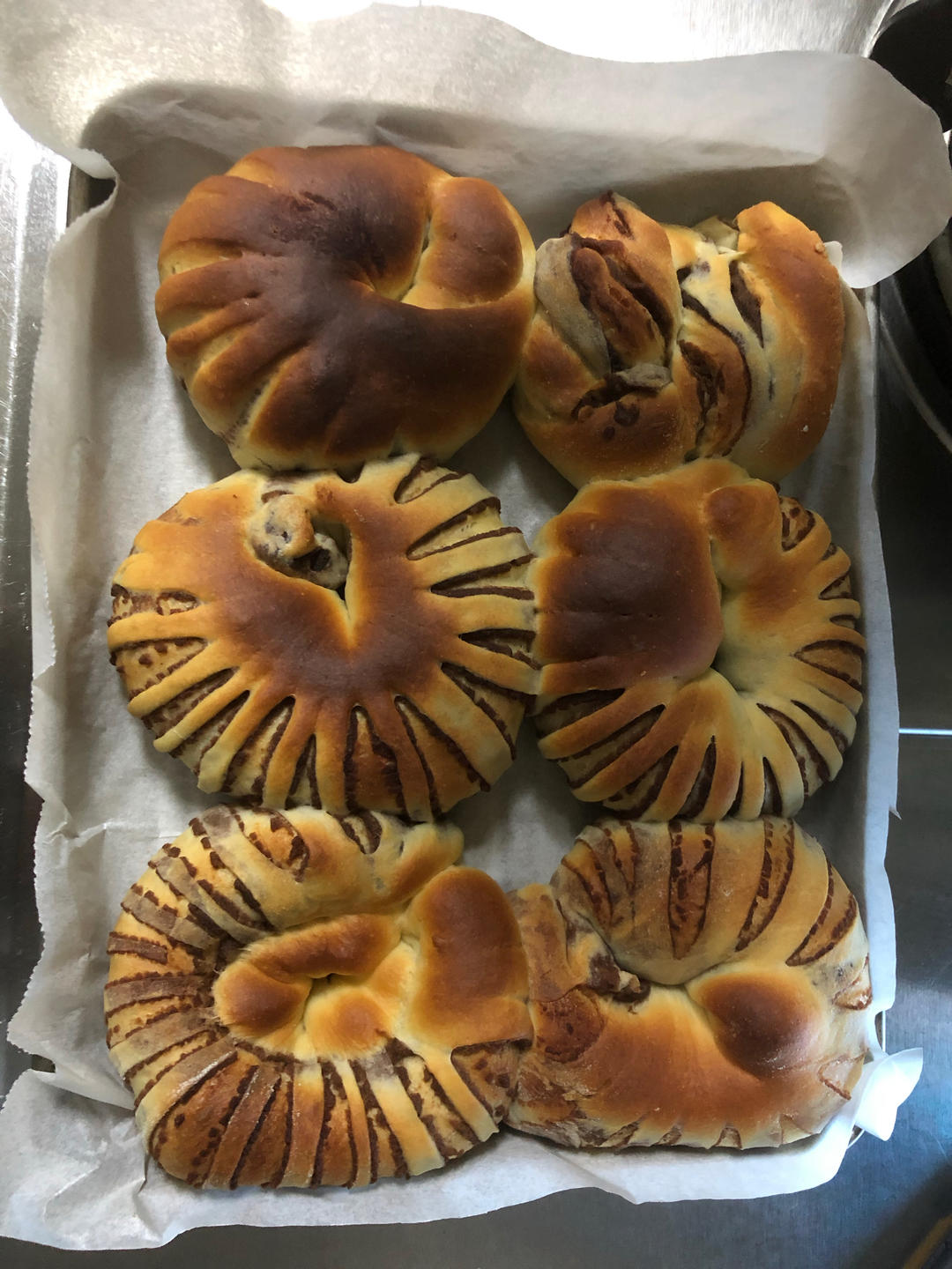 花式豆沙面包