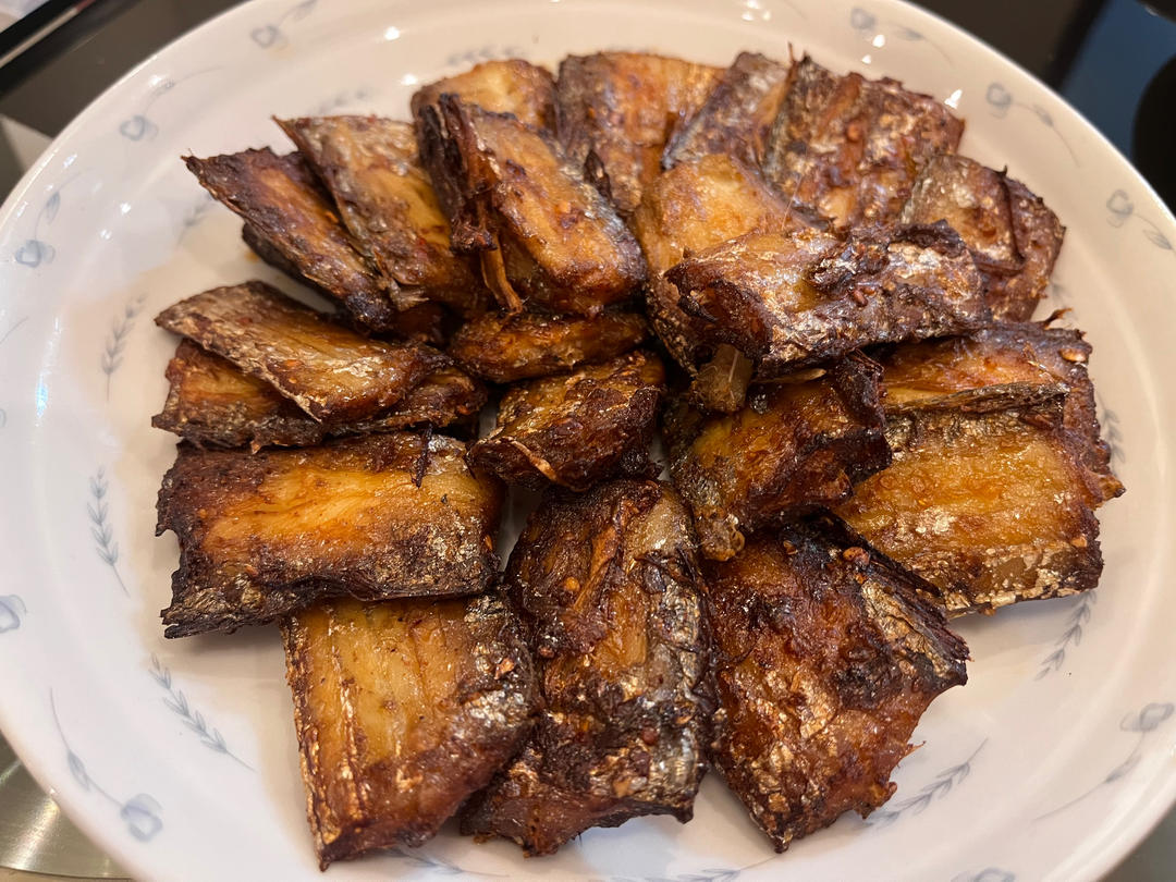 空气炸锅版香酥带鱼