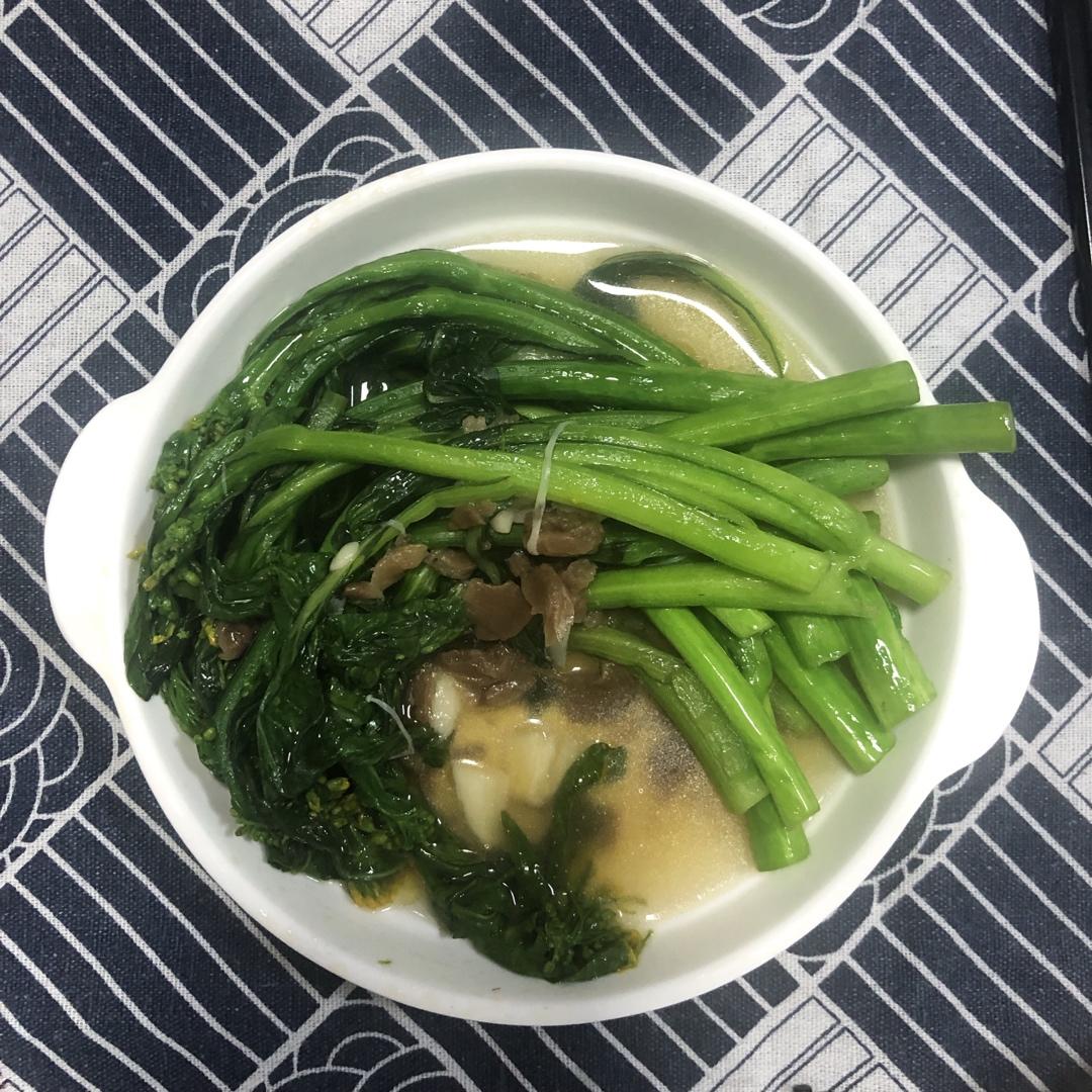 蒜蓉炒菜心+炒蔬菜套路