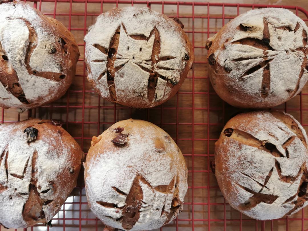 黑啤蔓越莓核桃软欧丨健康·烘焙