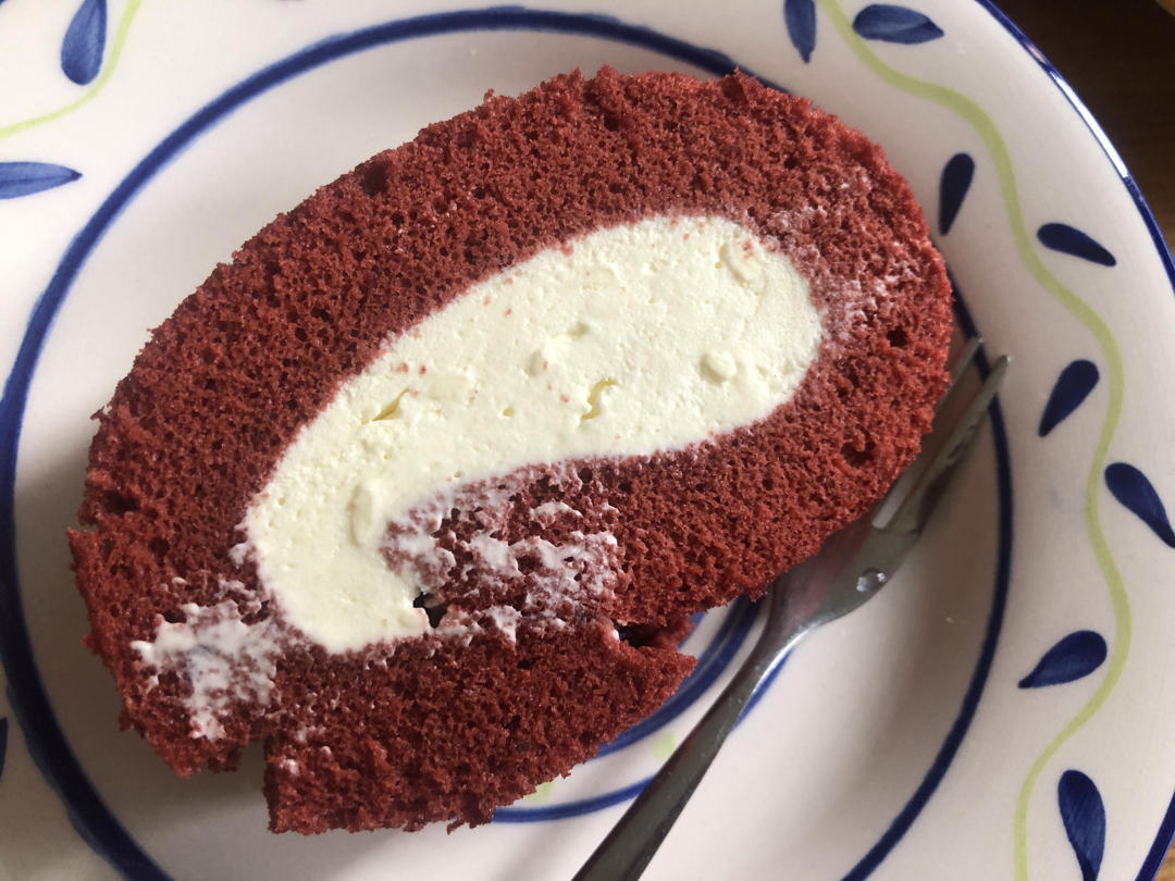 红丝绒蛋糕卷（超详细）