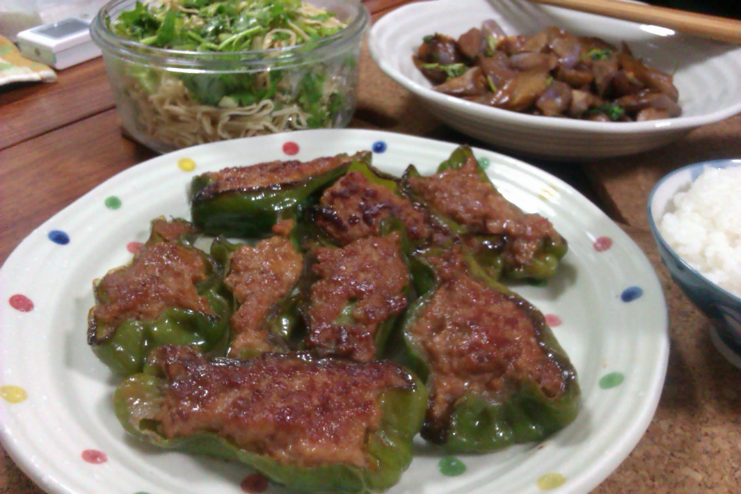 虎皮青椒塞肉