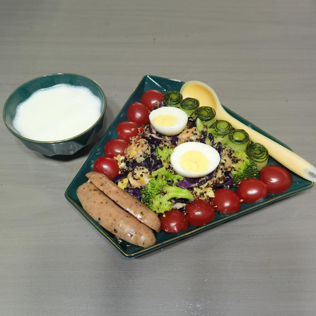 减脂三色藜麦饭