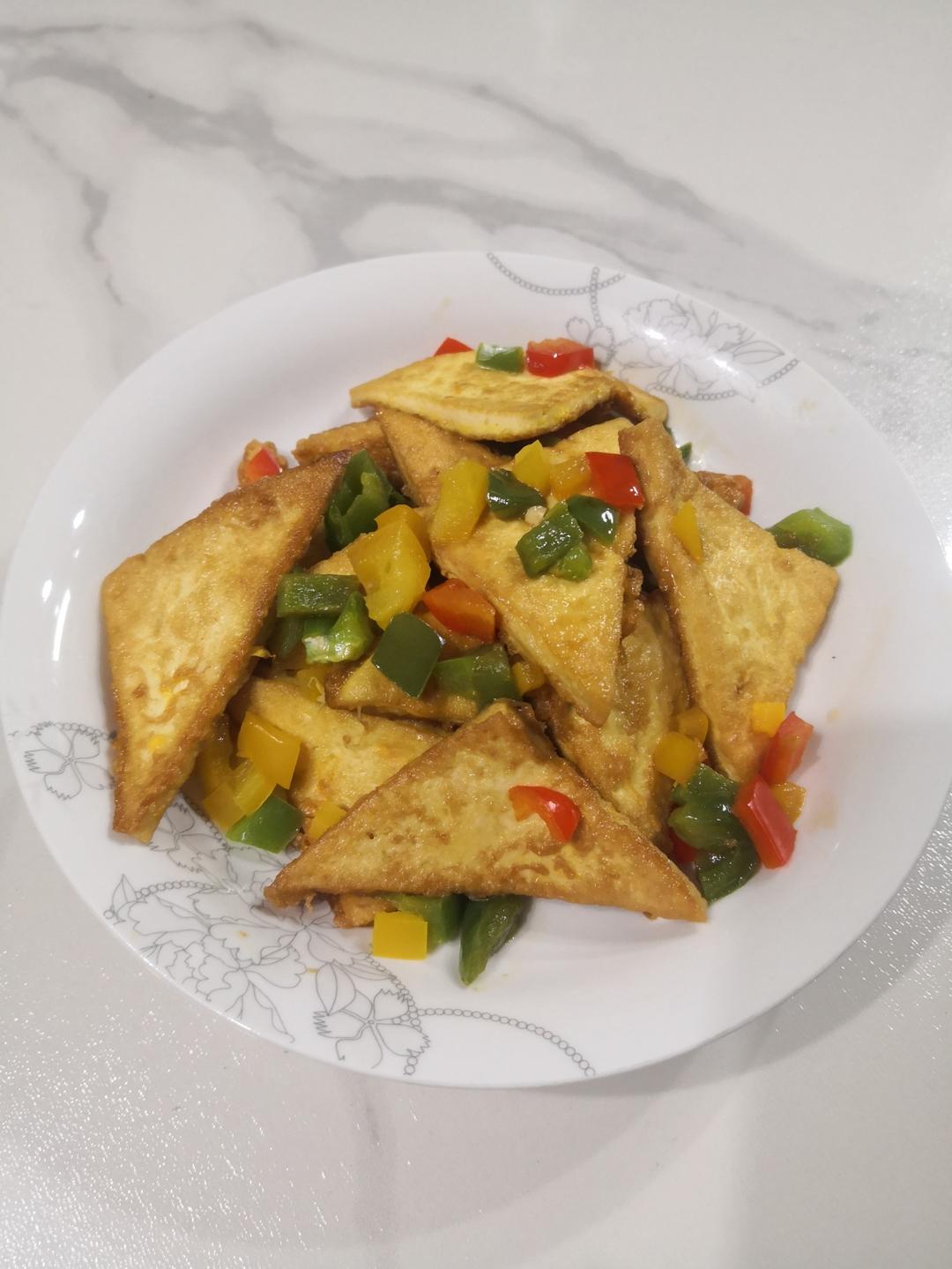 焖煎豆腐