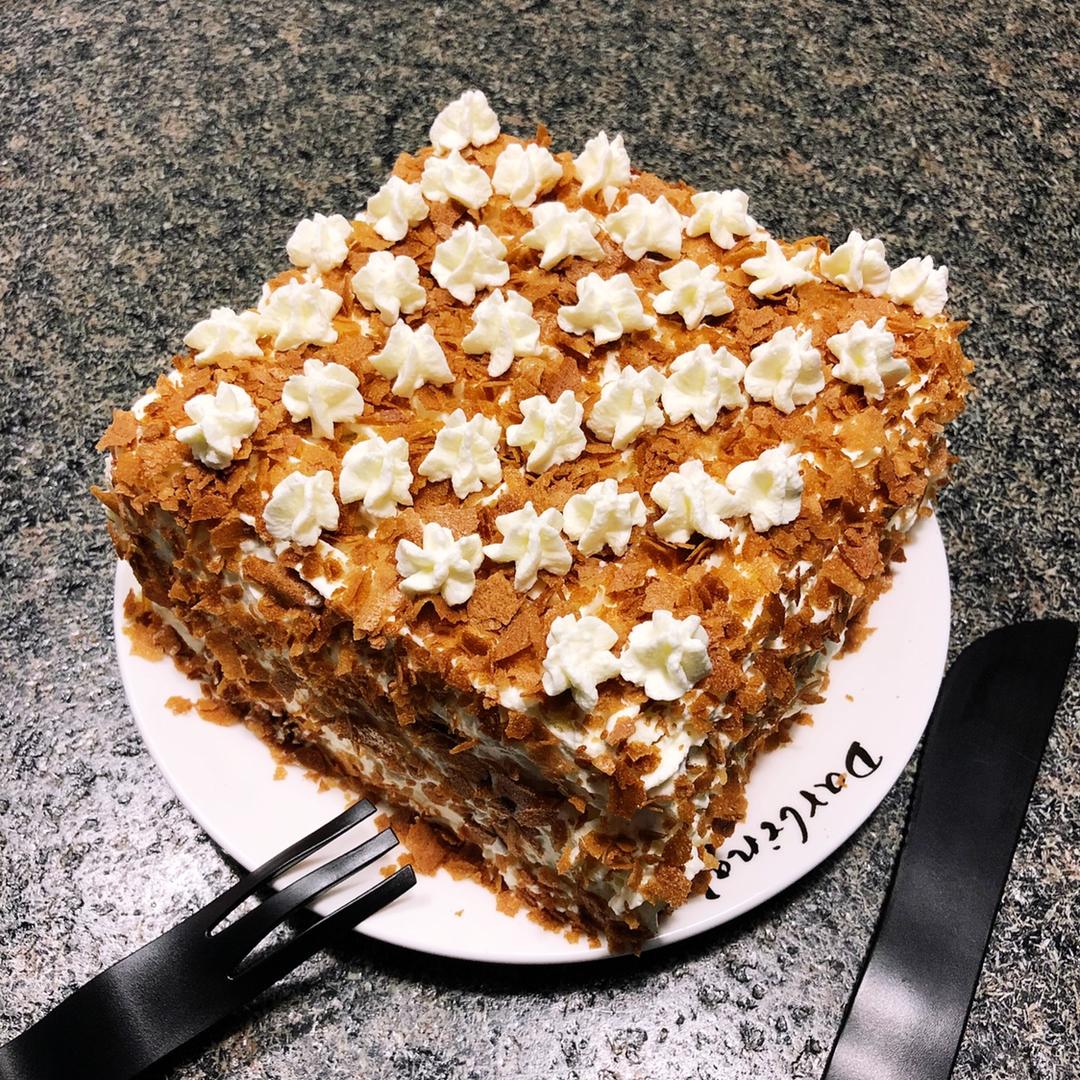 脆片咸奶油蛋糕