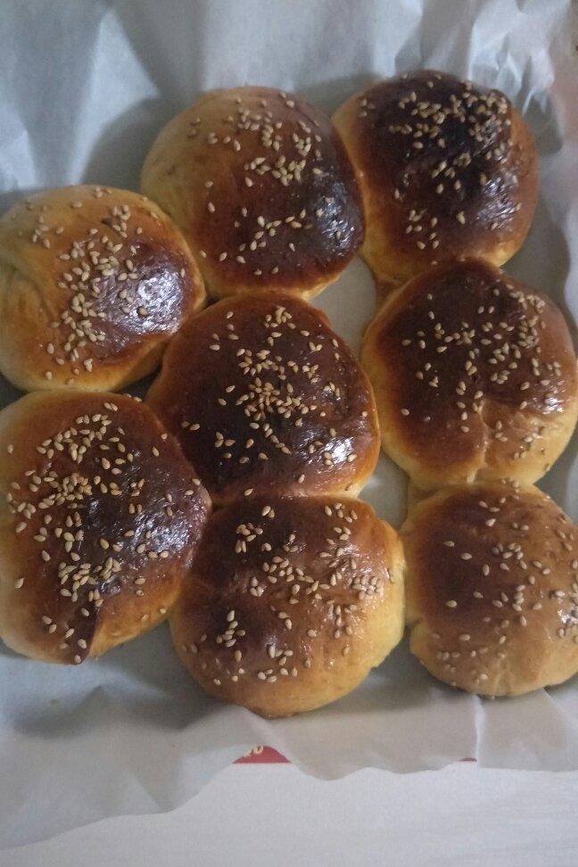 鲜奶油小餐包（一次发酵）