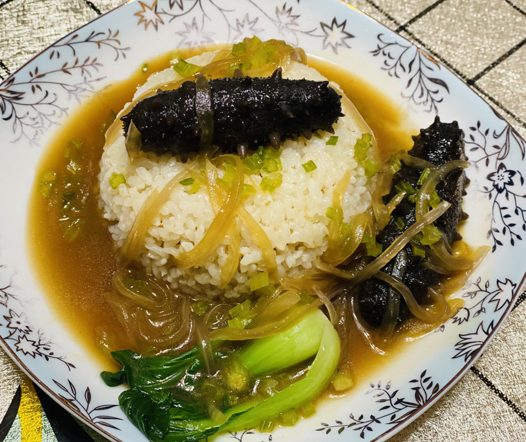 简单的海参捞饭