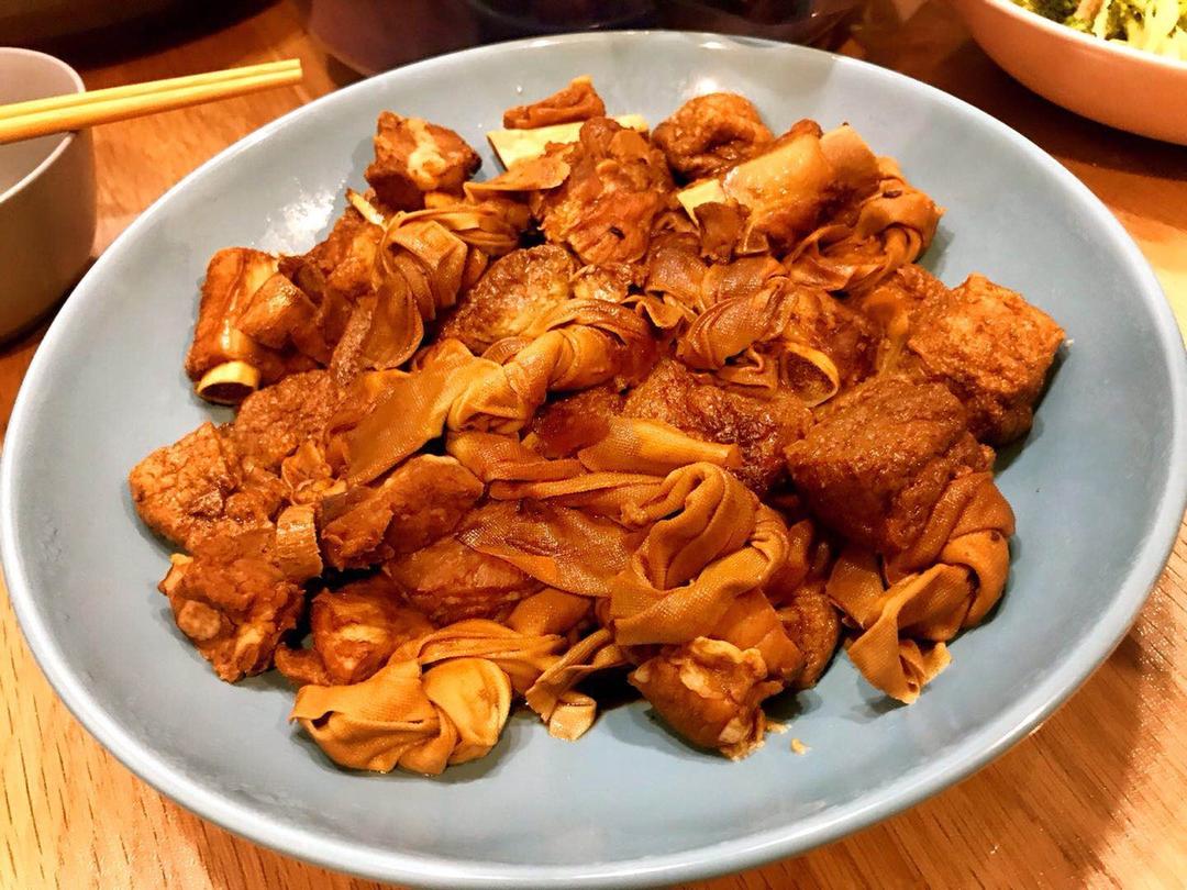 千张结烧肉
