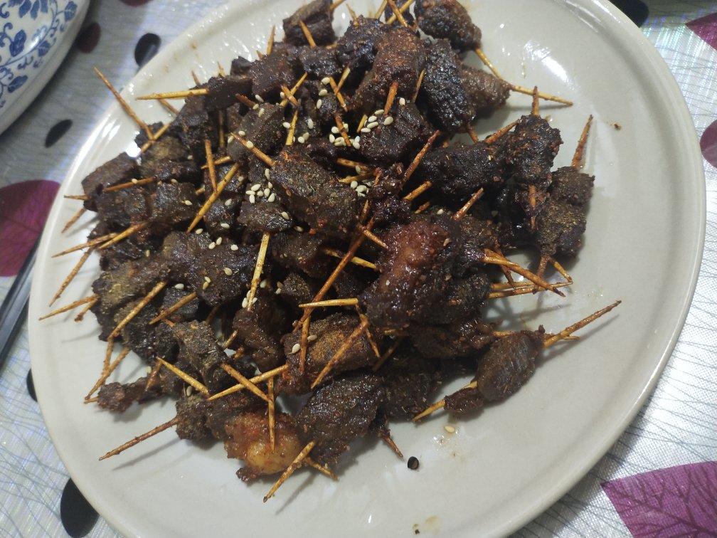 〈牙签羊肉〉，做简单，吃简单，欣小厨 😉