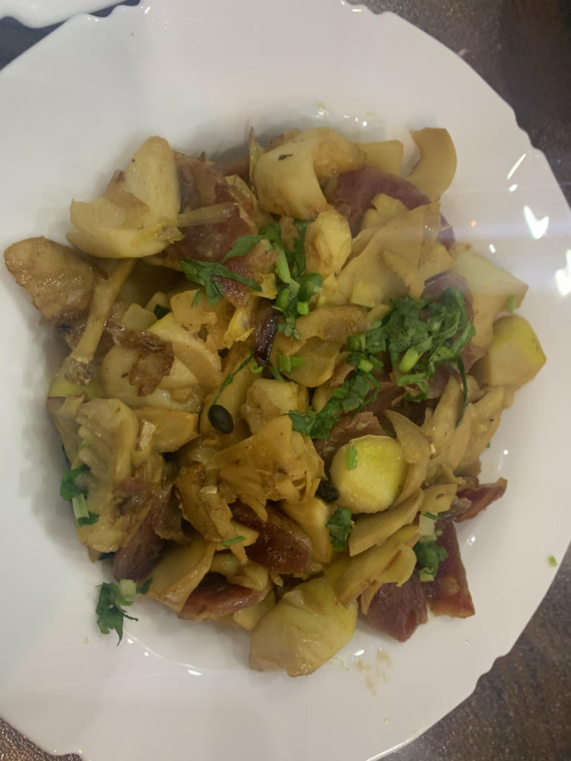 ㊙️腊味‼️冬笋莴苣炒腊肠‼️美味家常