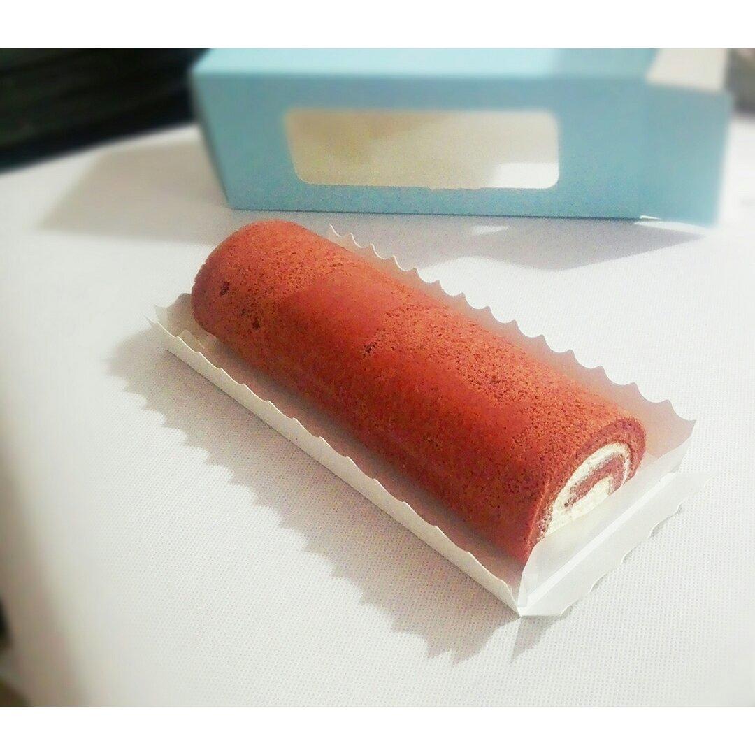 红丝绒蛋糕卷（完美毛巾底）