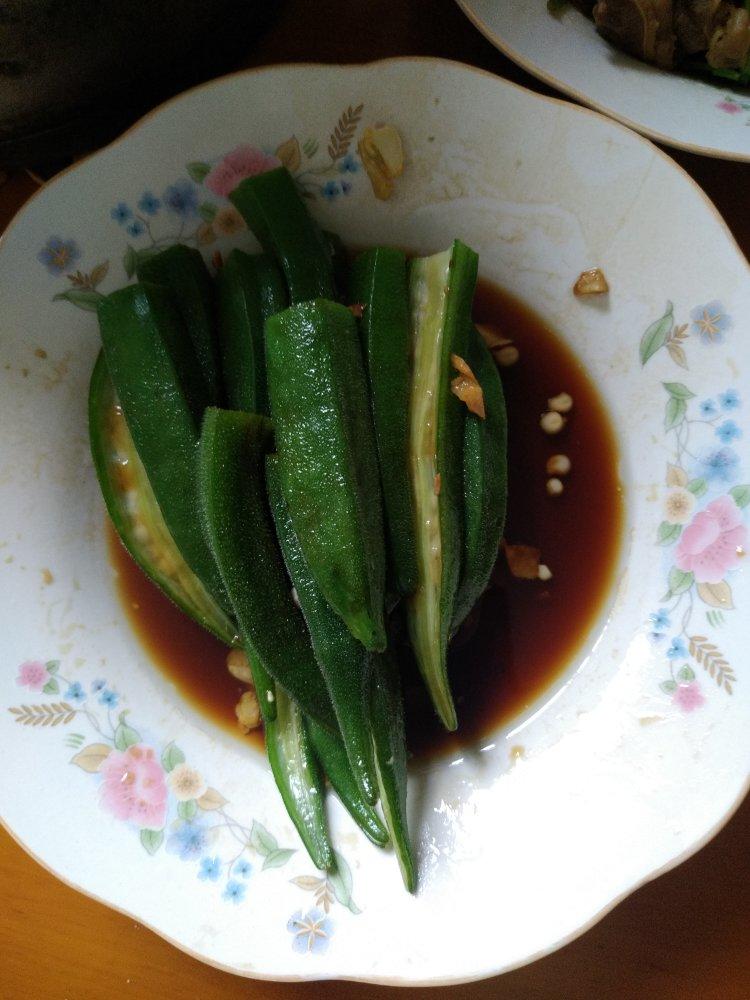 家常菜～蒜香秋葵