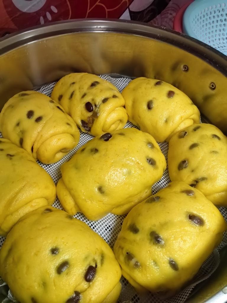 南瓜红豆卷