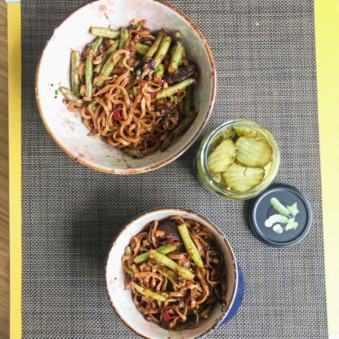 豆角焖面