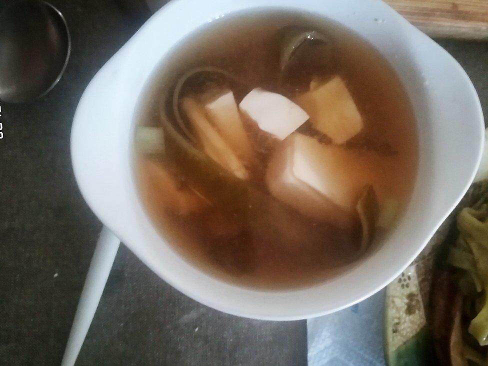 日式海带味增汤