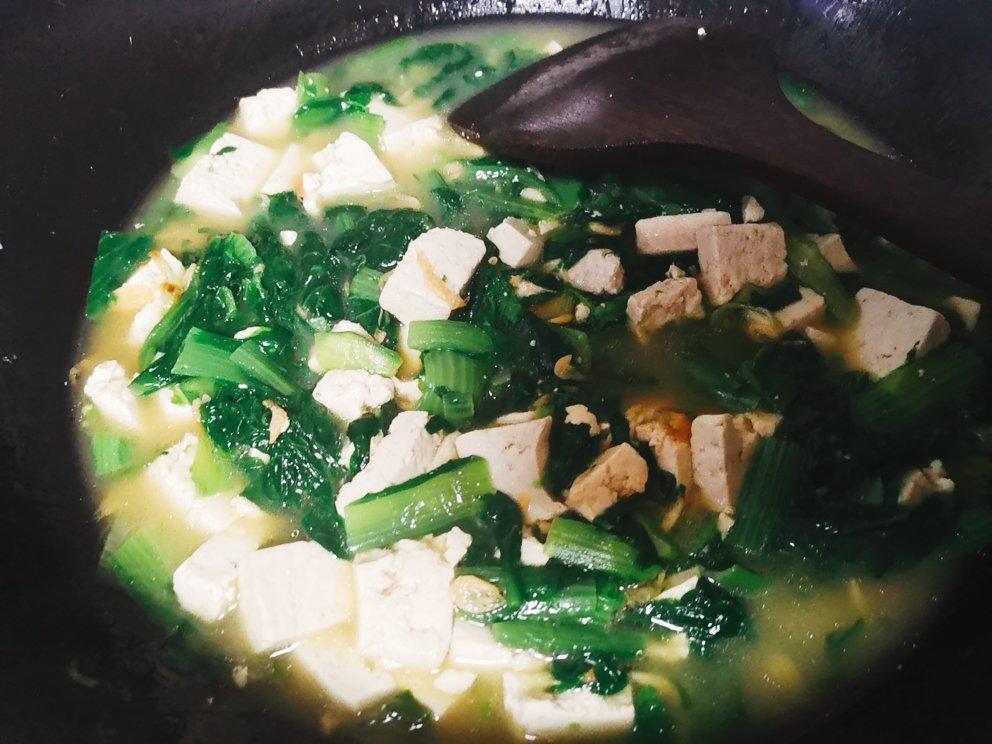小白菜豆腐
