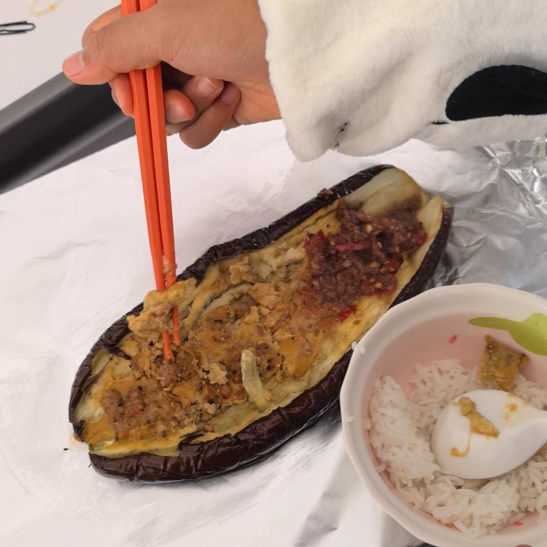 撸串必点蒜蓉烤茄子-凯度蒸烤箱