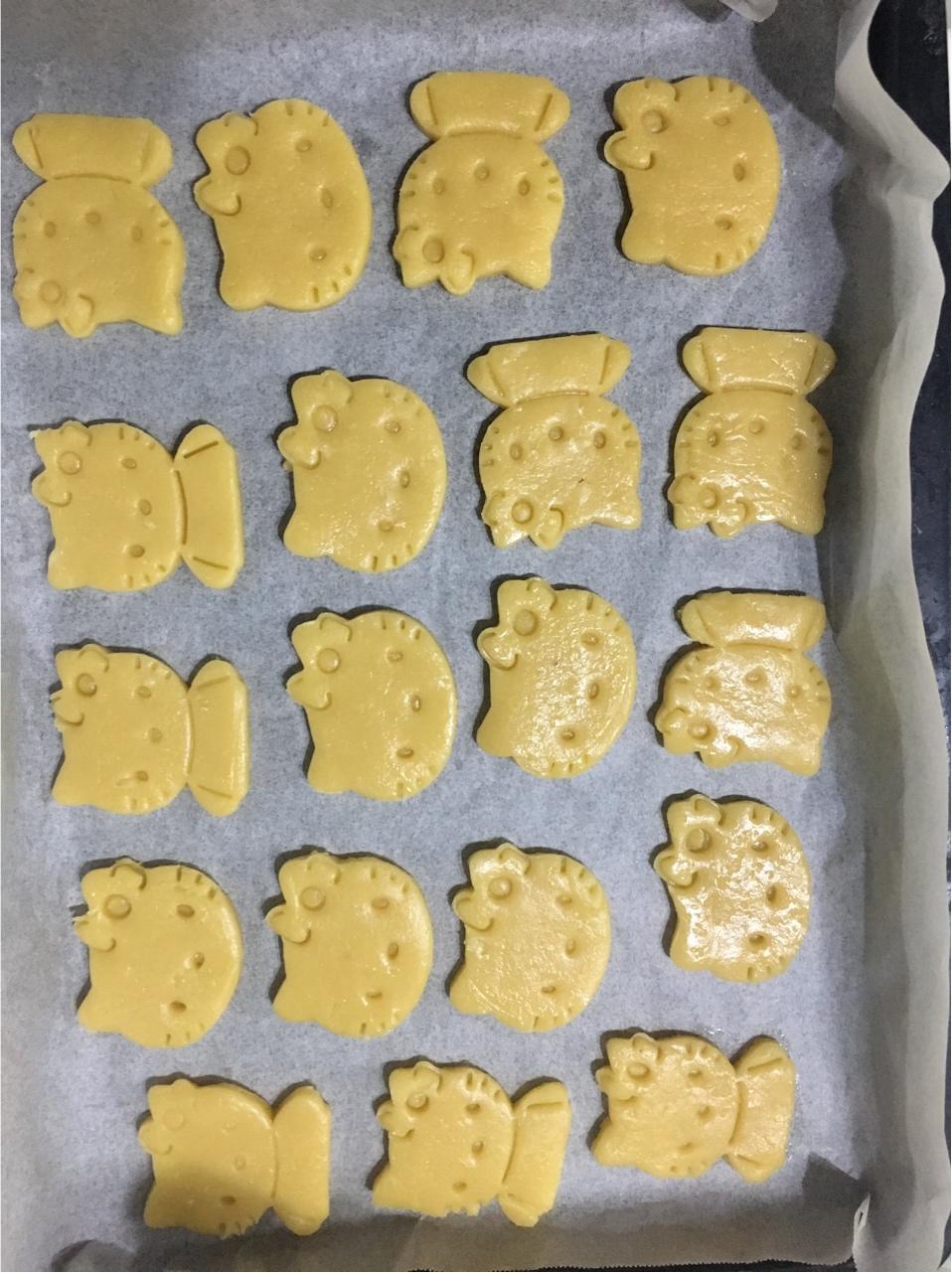 卡通黄油饼干