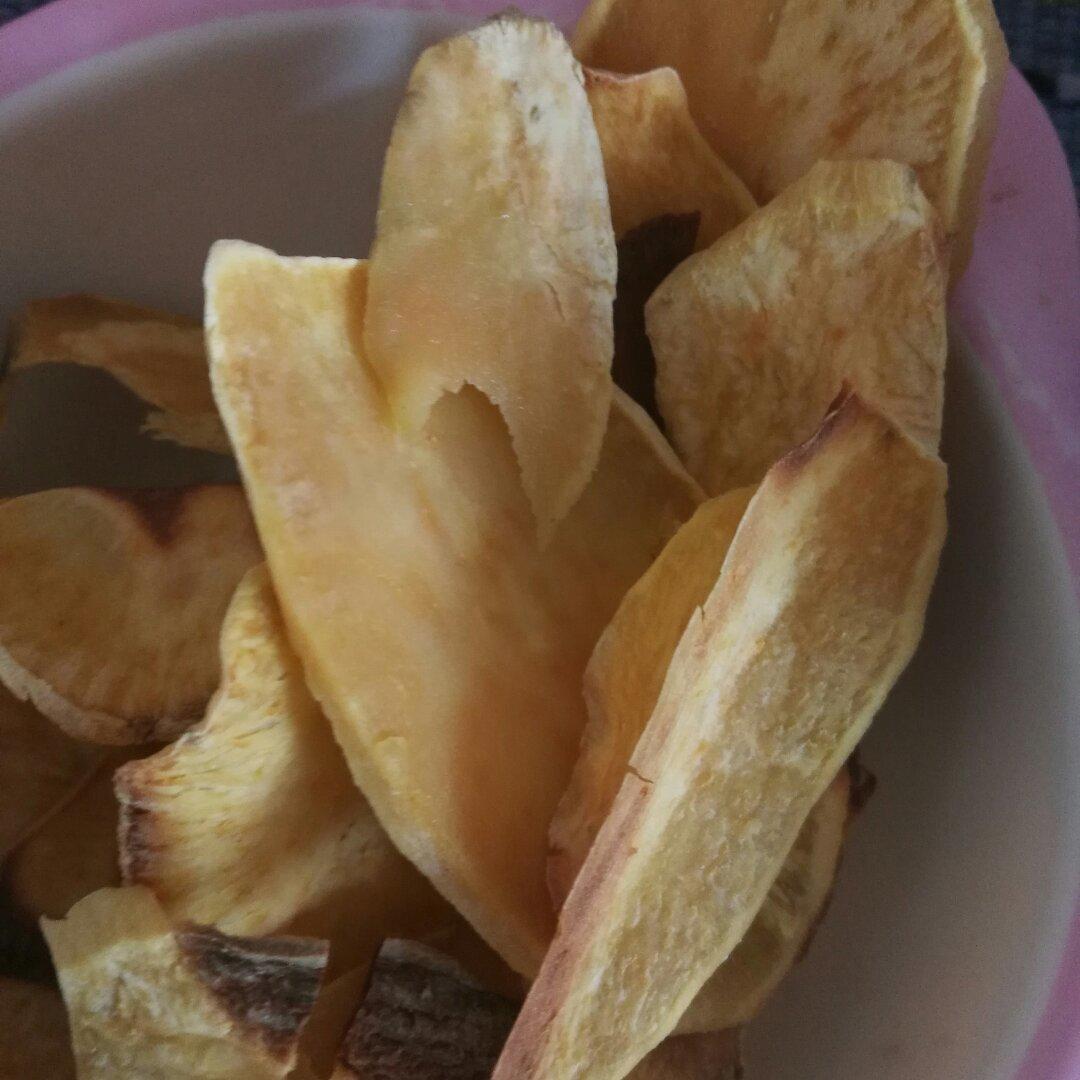（无油烘焙）无油红薯片