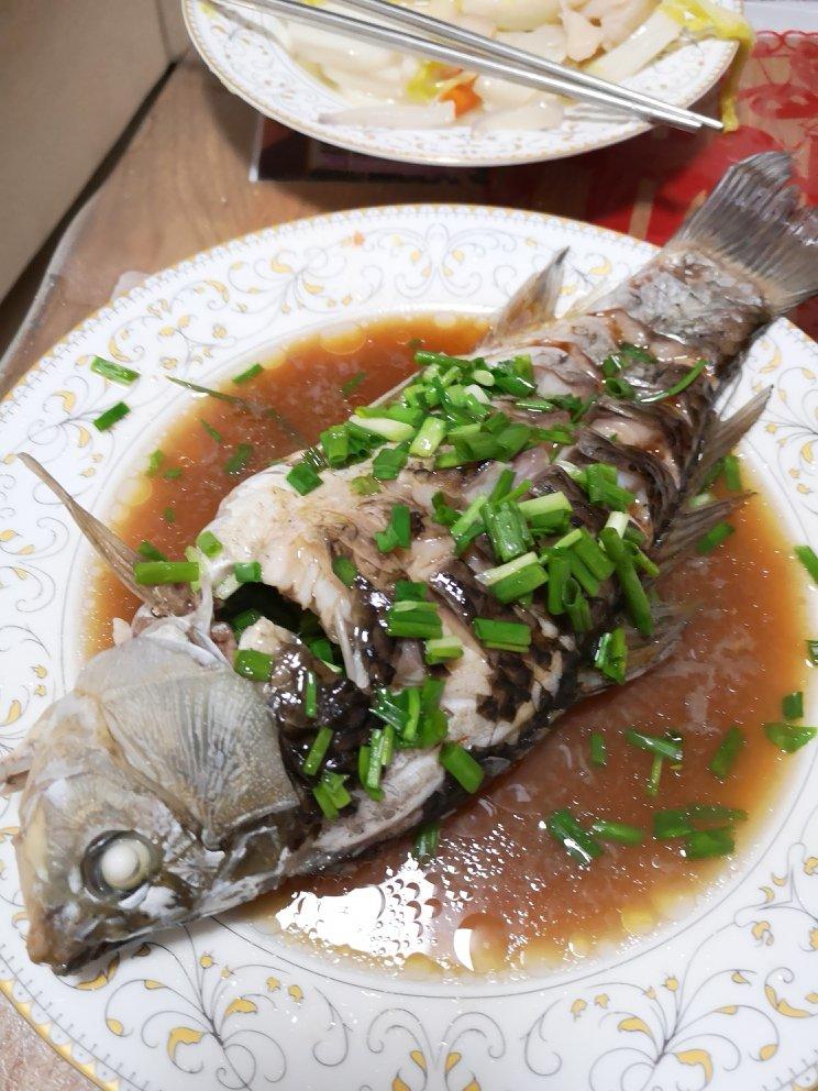 阿枣_6bpo做的清蒸鲫鱼