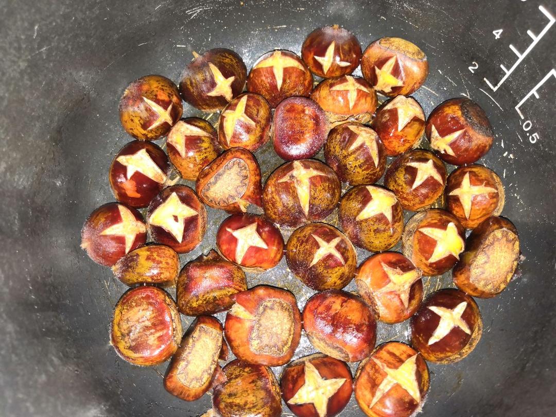 超简单电饭煲糖炒栗子