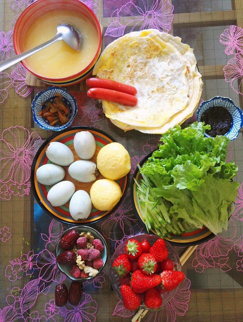 简单快手蔬菜鸡蛋煎饼