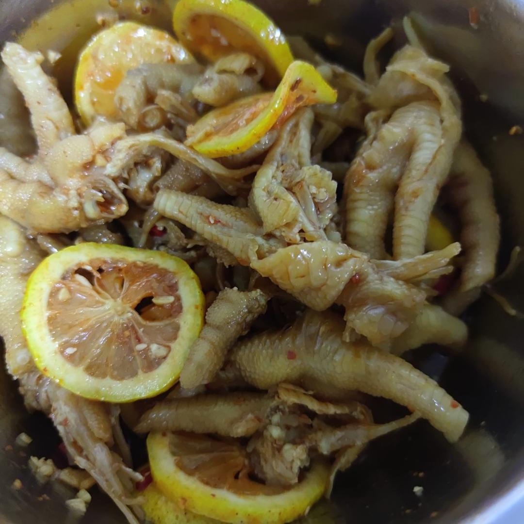 酸辣柠檬鸡爪