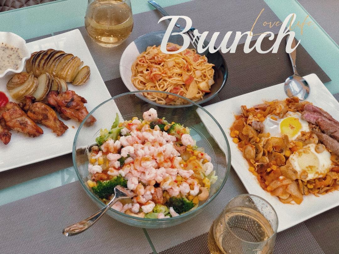 宅家brunch 北非蛋/摩洛哥焖蛋牛排 复刻杭州网红店brunch～