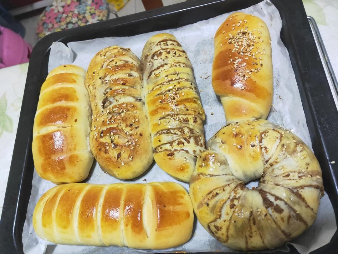 老面包 （普通面粉/中筋面粉+植物油/玉米油/黄油 各种规格版）