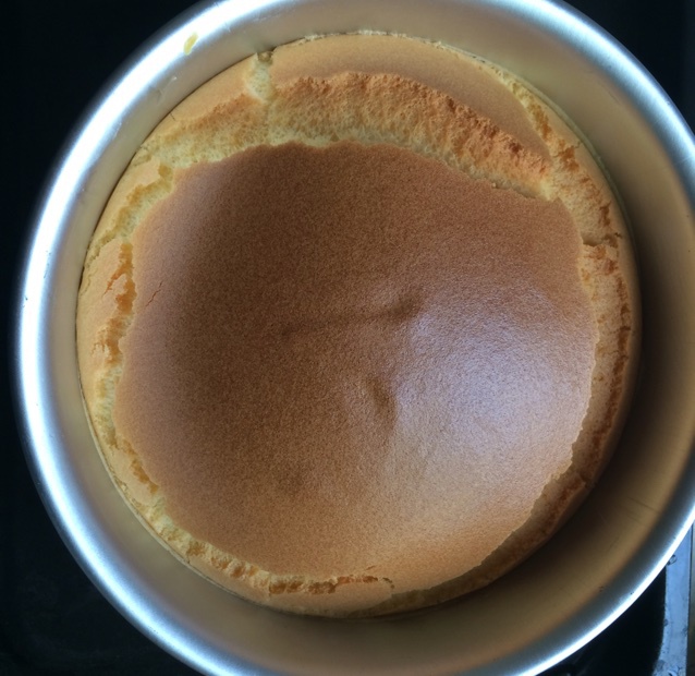 6寸原味戚风蛋糕