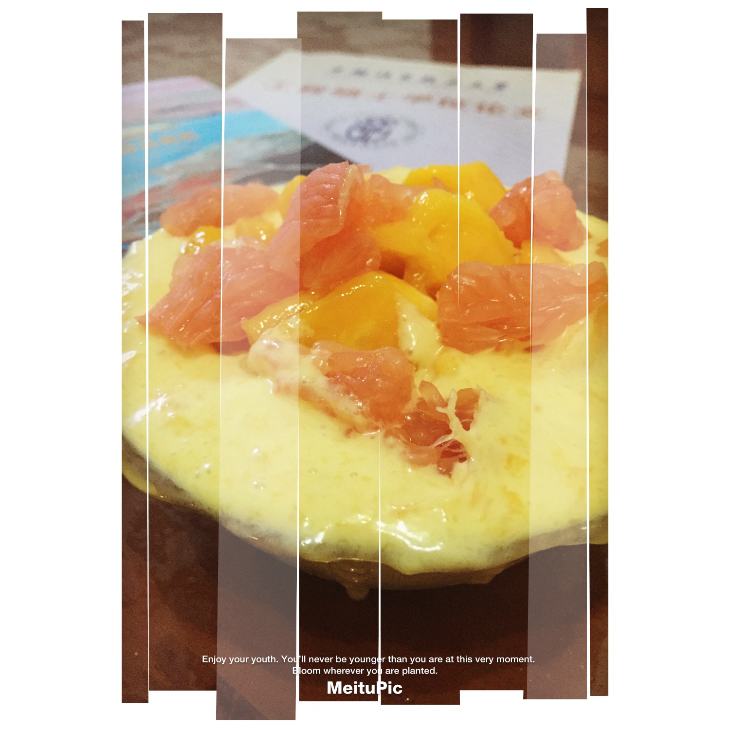 不输甜品店的杨枝甘露