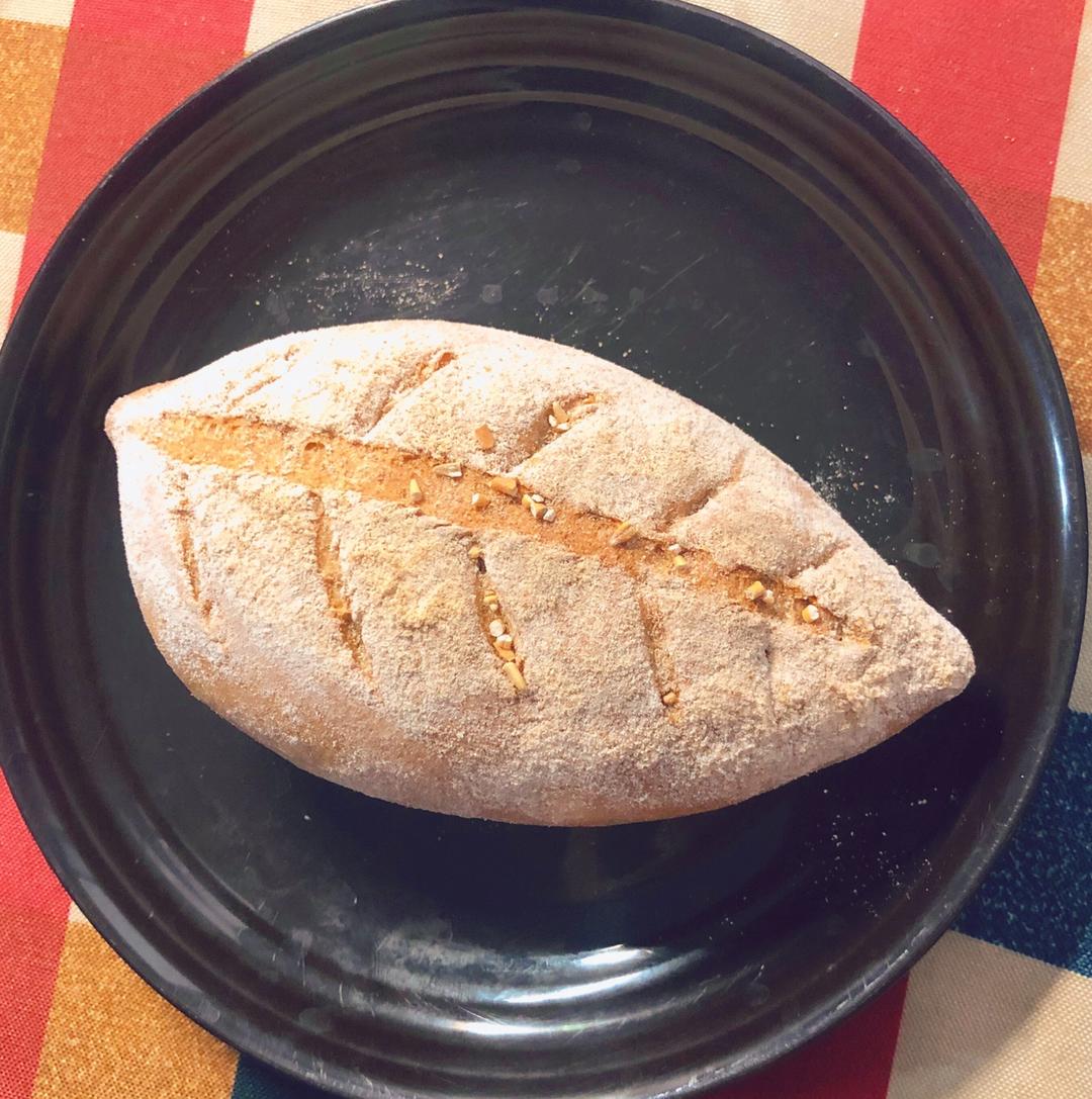 全麦面包  100%全麦不加高筋粉超软呀的做法