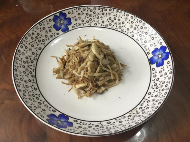 干煸手撕杏鲍菇