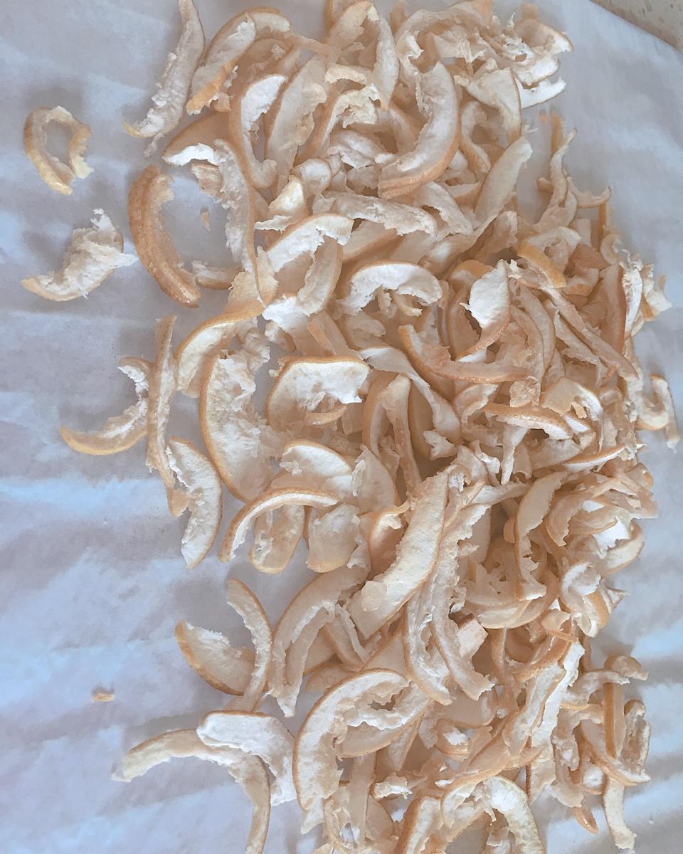 识己做的秋冬必备润肺柚子糖(柚子皮)