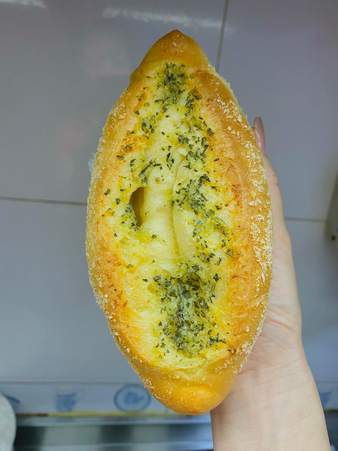 【复刻山姆蒜香乳酪软法面包】香气天花板！