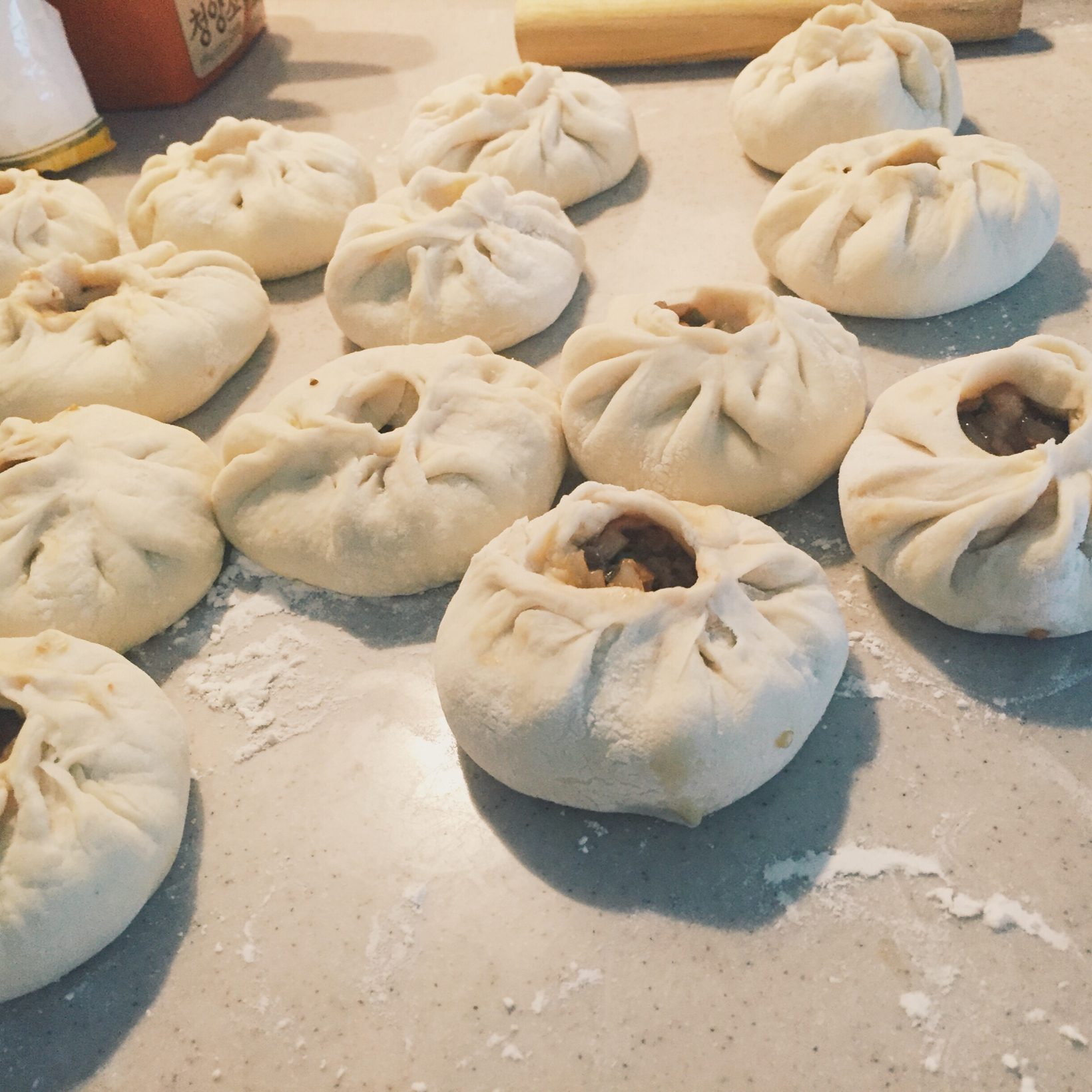 肉包子,杠杠的