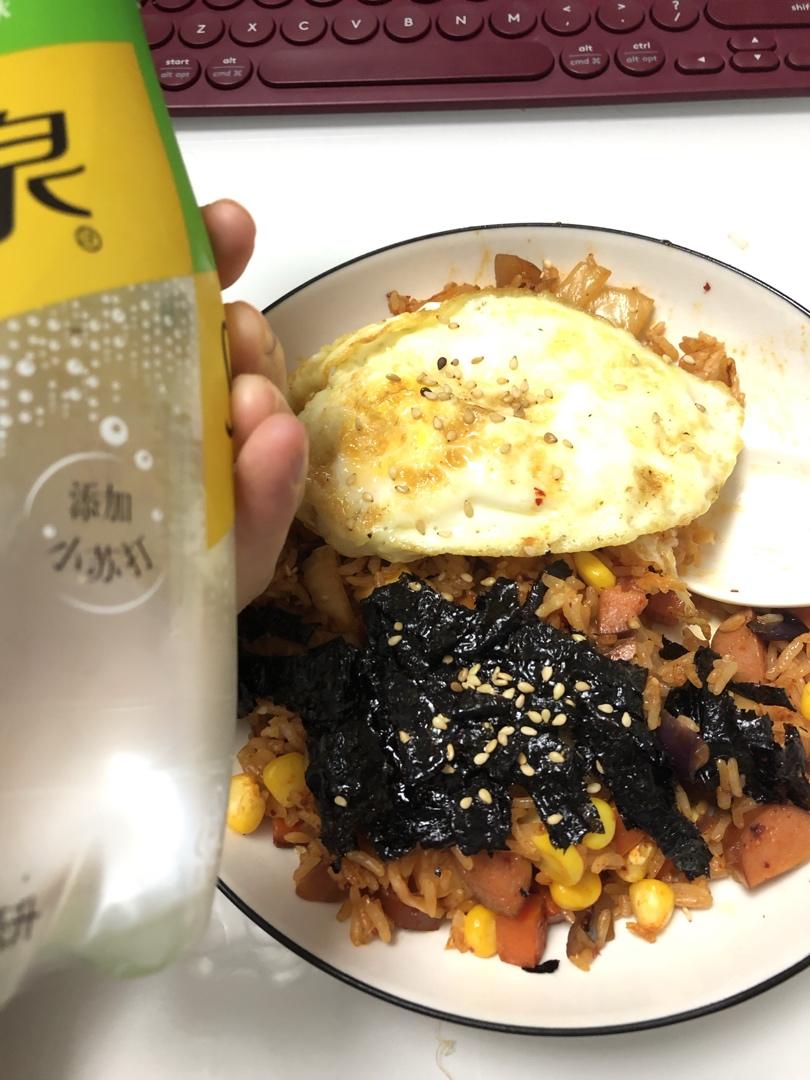 升级版辣白菜炒饭😭姜食堂同款🌟泡菜饭开出了p.o 斯密达