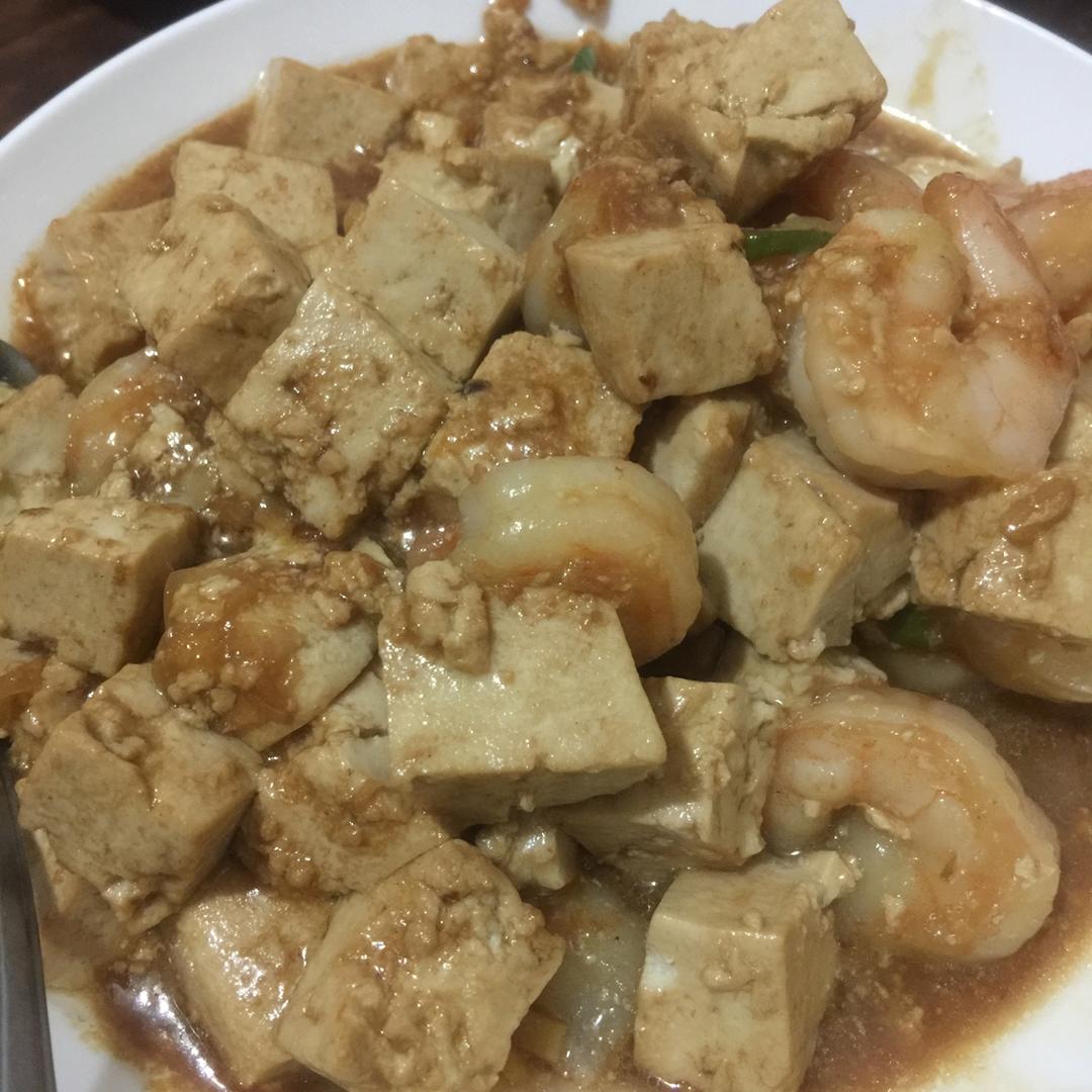 虾仁豆腐