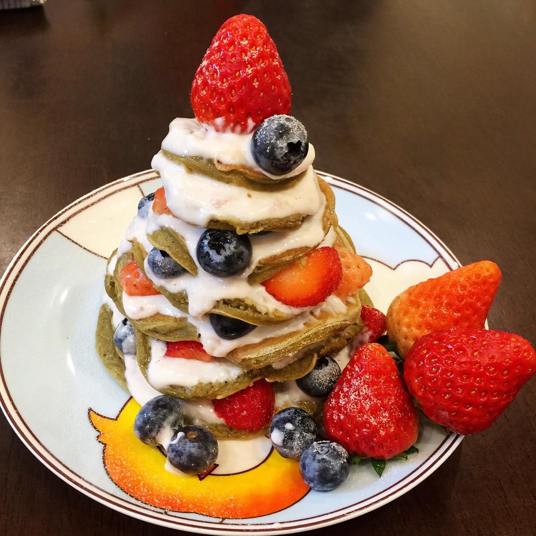 ‼️无需烤箱🌟好吃不胖的圣诞松饼蛋糕🎄