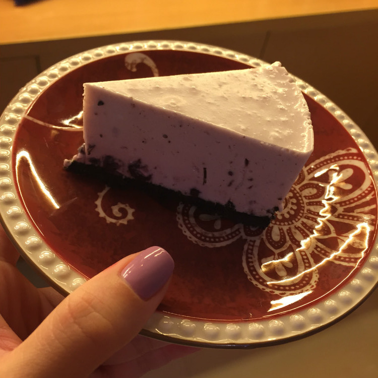 蓝莓冻芝士蛋糕