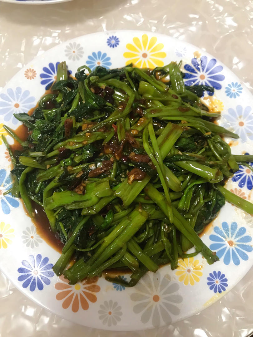 【曼食慢语】虾酱空心菜
