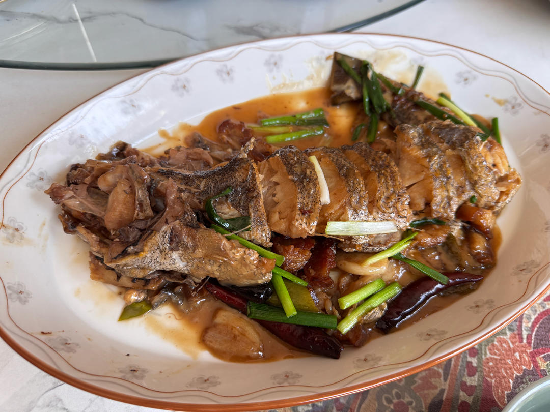 【台州菜】家烧黄鱼(米其林三星新荣记)