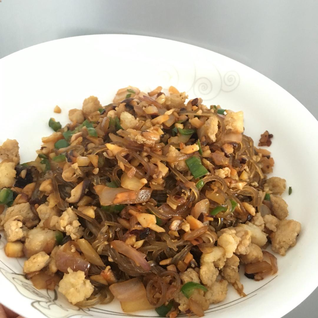 肉末炒粉丝