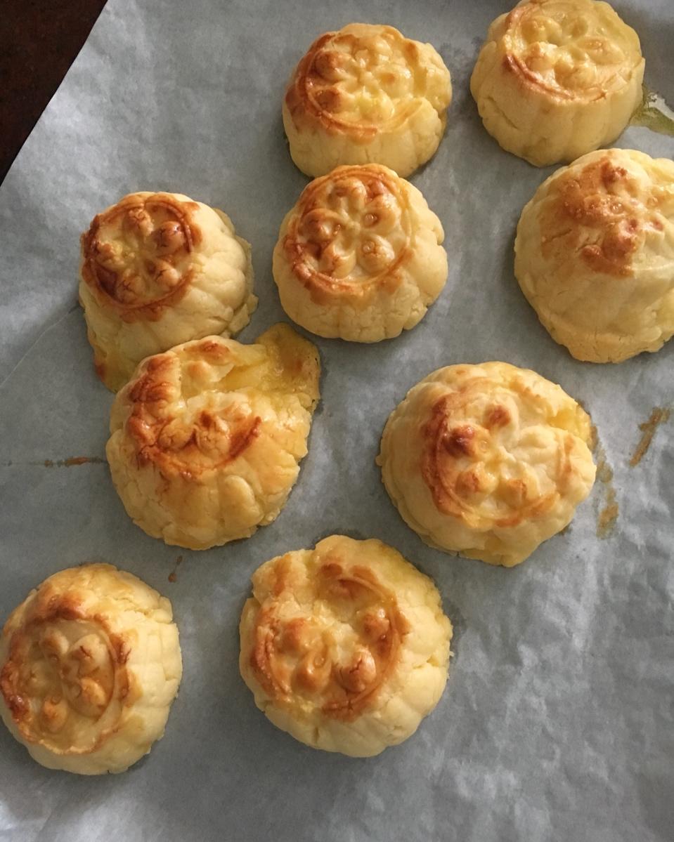 流心奶黄月饼（无吉士粉/转化糖浆版本）【曼食慢语】