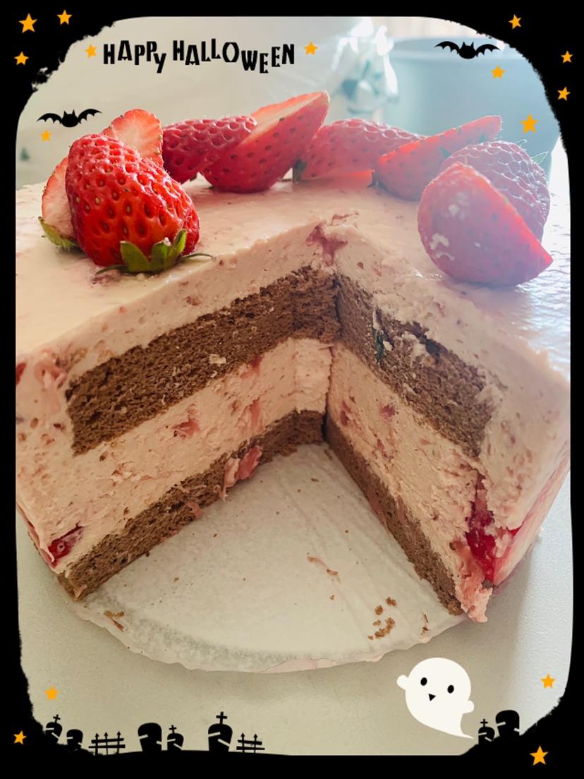 草莓戚风慕斯蛋糕的做法 步骤8