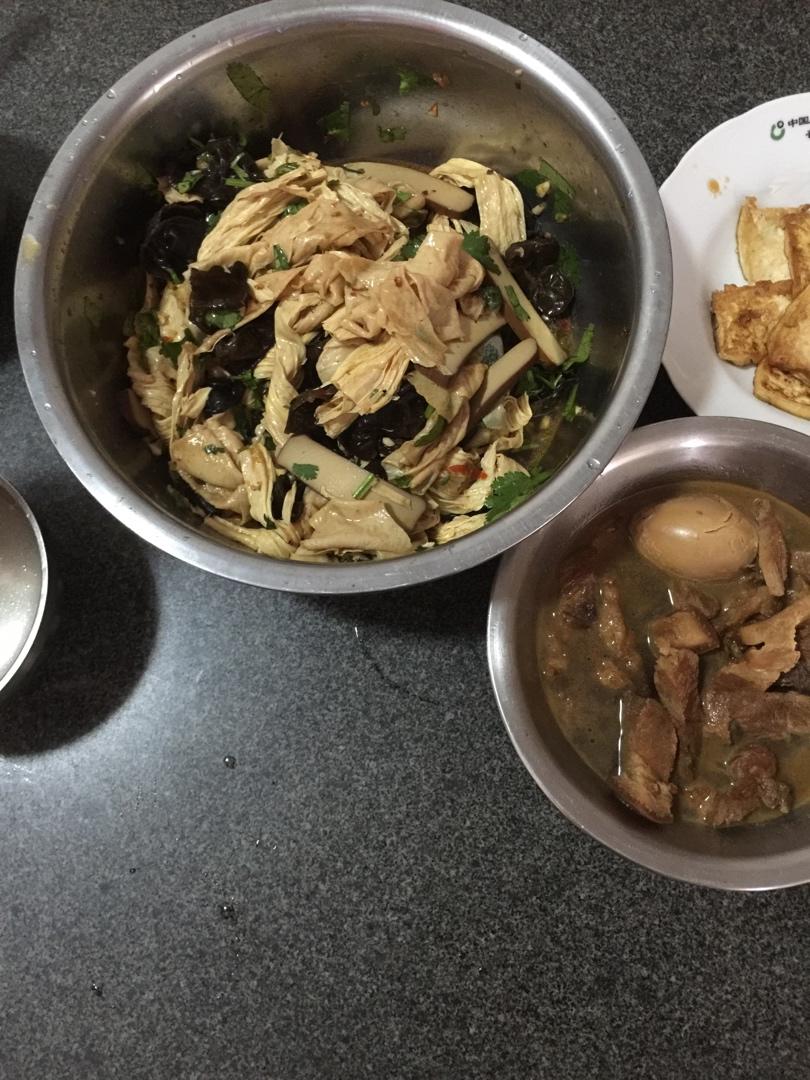 凉拌腐竹丝