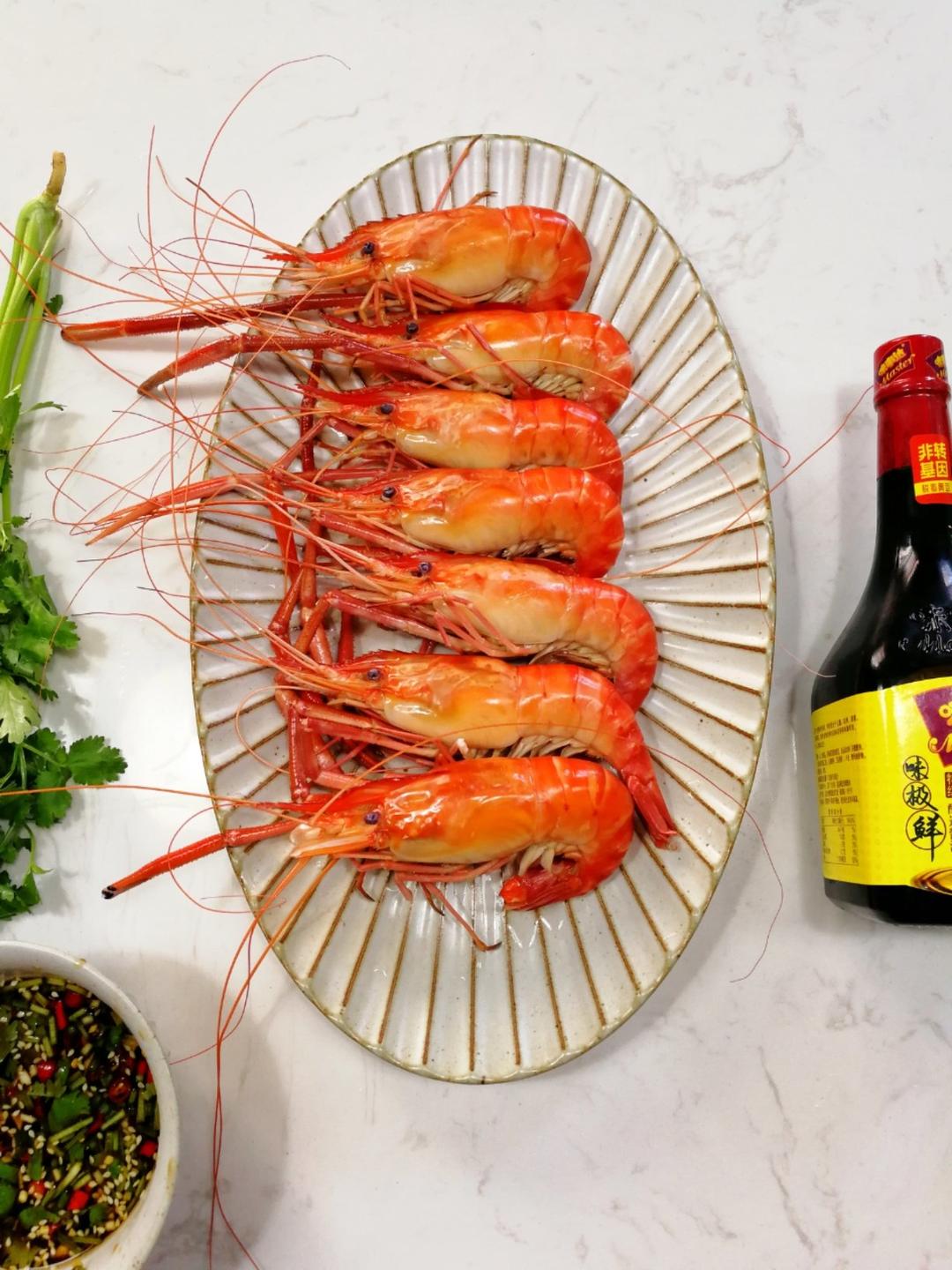 秒会的！！！鲜美水煮大虾～ 鲜 嫩 弹